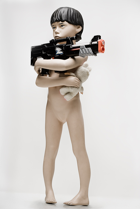 photograph entitled Armed Response #33 by visual artist Julianne Rose