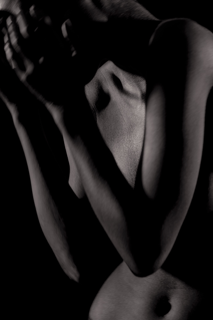 Black & white photograph entitled VENUS#08 by artist JulianneRose